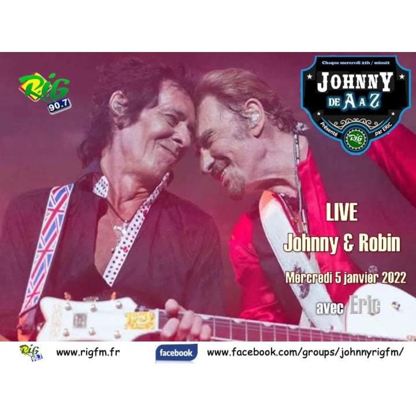Jony Robi Johnny n°476 Live - Hommage Robin Le Mesurier - JOHNNY DE A À Z | R.I.G