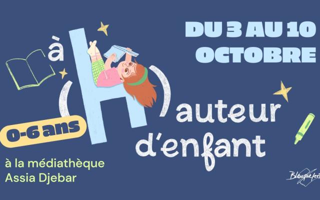 À hauteur d’enfant : l’événement littéraire des petits revient à Blanquefort.