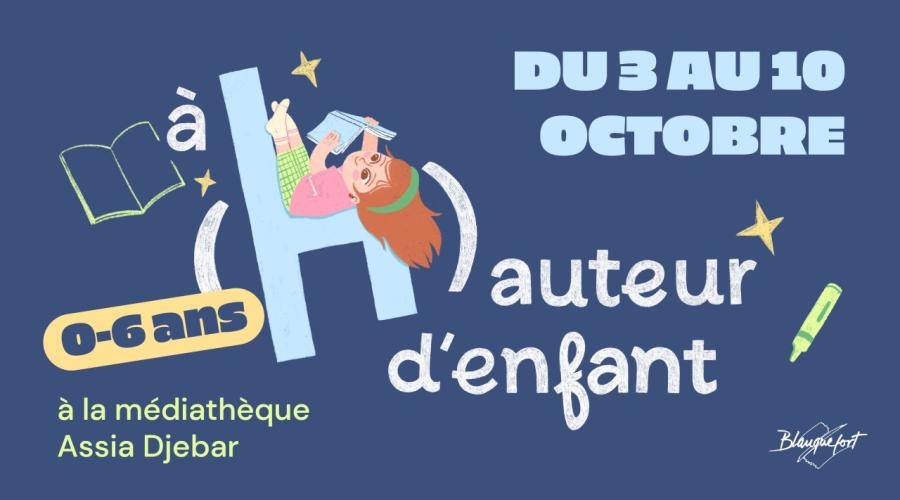 À hauteur d’enfant : l’événement littéraire des petits revient à Blanquefort.