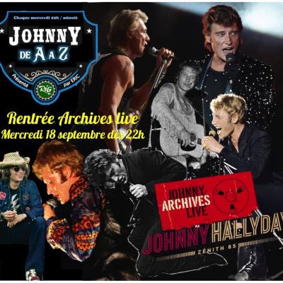 Johnny n°551 Rentrée Live Archives Live